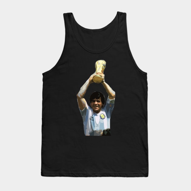 Maradona Campeon Tank Top by ArianJacobs